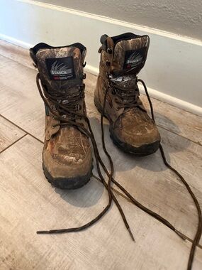 Itasca Women’s Big Buck Brown Cameo Waterproof Boot Size 7